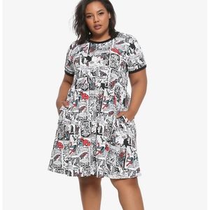 Marvel Spiderman comic-strip dress